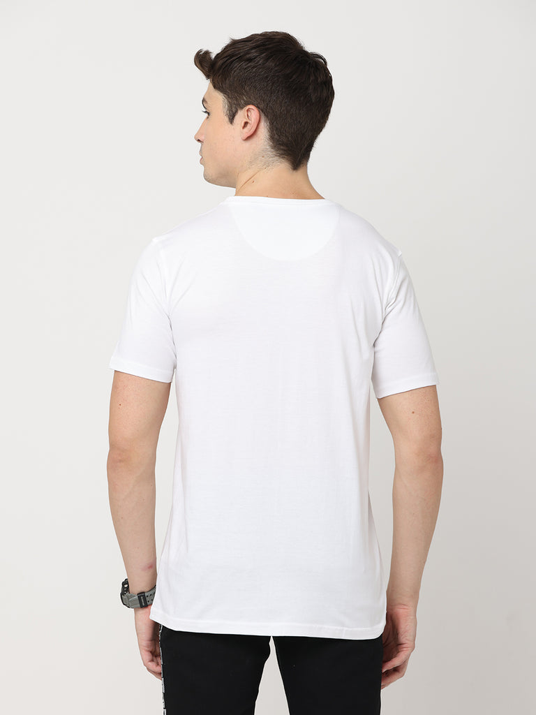 It Is All Made Up; Twentee4 Men's White Pure Premium Cotton T-Shirt; Regular Fit - Twentee 4 back design