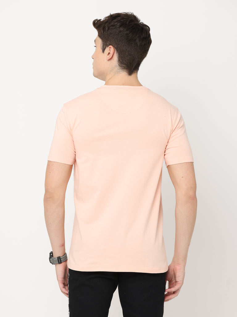 The Cheater Face; Premium Cotton Lycra Regular Fit Twentee4 Men T-shirt - Twentee 4 back design